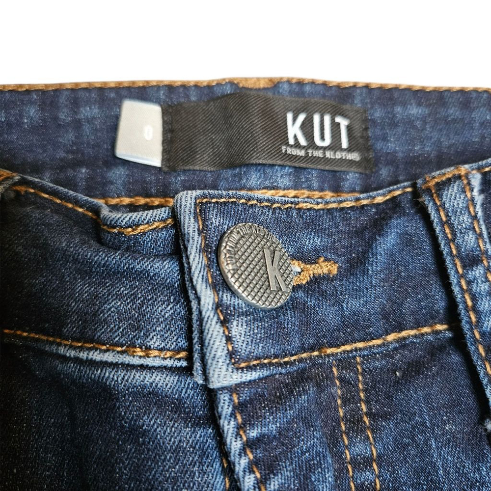 KUT FROM THE KLOTH 0 Blue Connie Fab Ab Ankle Skinny Jeans - Picture 3 of 7